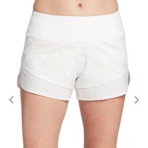 CALIA by Carrie Underwood Women's Anywhere White Petal Hem Shorts Size XS